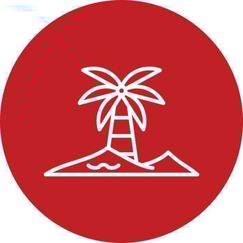 Oasis Vector Icon
