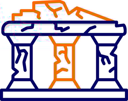Ruins Vector Icon
