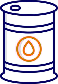 Oil Barrel Vector Icon
