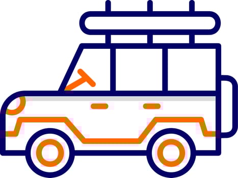 Safari car Vector Icon