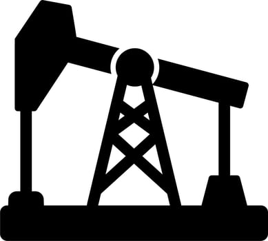 Oil Pump Vector Icon