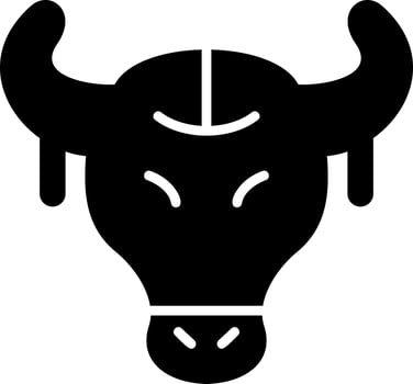 Bull Skull Vector Icon