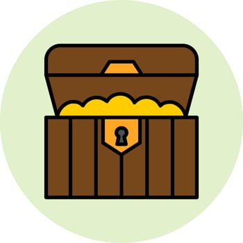 Treasure Chest Vector Icon