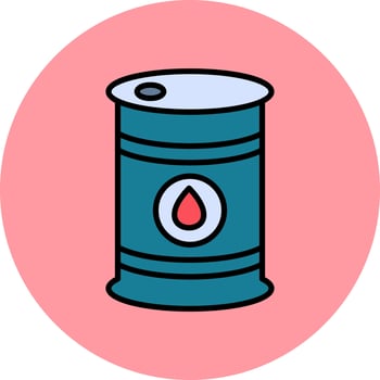 Oil Barrel Vector Icon