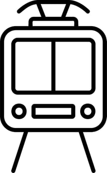 Tram Vector Icon