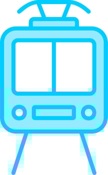 Tram Vector Icon