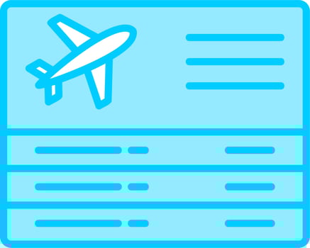 Departures Vector Icon
