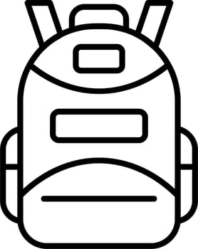 Backpack Vector Icon