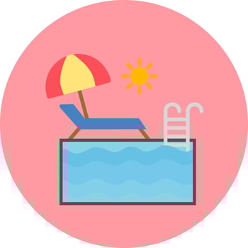 Swimming Pool Vector Icon