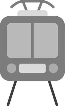 Tram Vector Icon