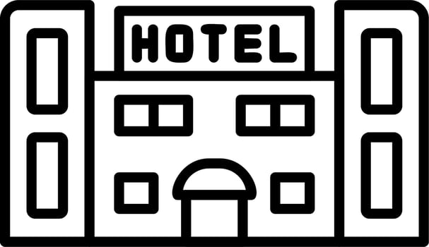 Hotel Vector Icon