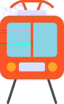 Tram Vector Icon
