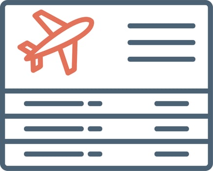Departures Vector Icon