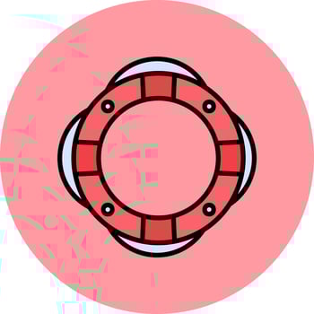 Life Preserver Vector Icon
