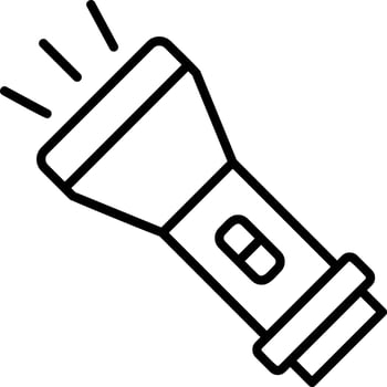 Flashlight Vector Icon