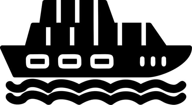 Cruise Ship Vector Icon