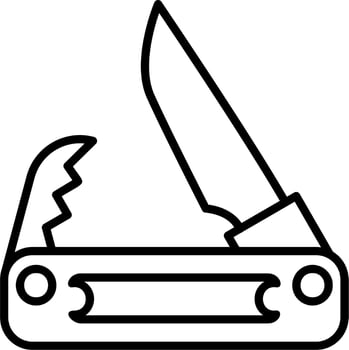 Pocket Knife Vector Icon