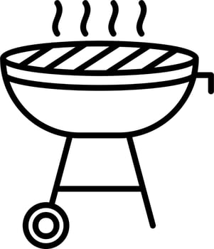 BBQ Grill Vector Icon