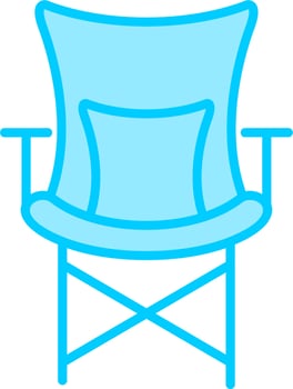 Camping Chair Vector Icon