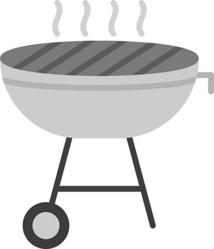 BBQ Grill Vector Icon