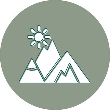 Mountain Vector Icon