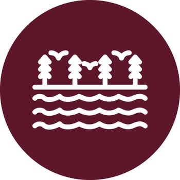 River Vector Icon
