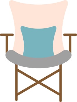 Camping Chair Vector Icon