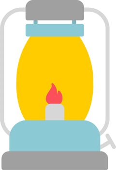 Gas Lamp Vector Icon