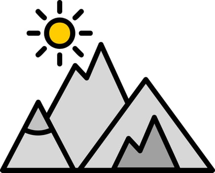 Mountain Vector Icon