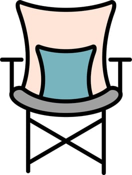 Camping Chair Vector Icon