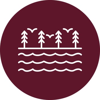 River Vector Icon