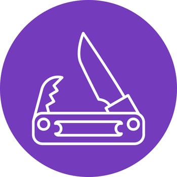 Pocket Knife Vector Icon