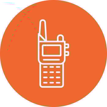 Walkie Talkie Vector Icon