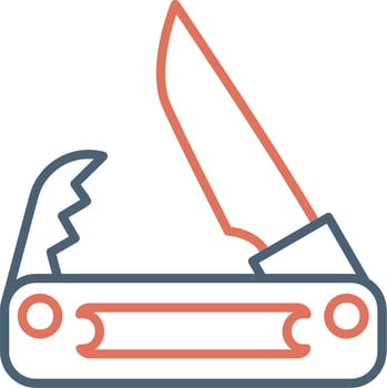 Pocket Knife Vector Icon