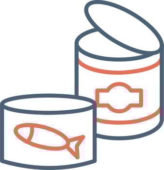 Canned Food Vector Icon