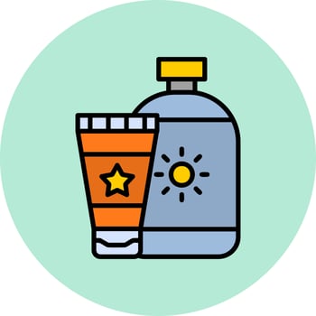 Sunscreen Vector Icon