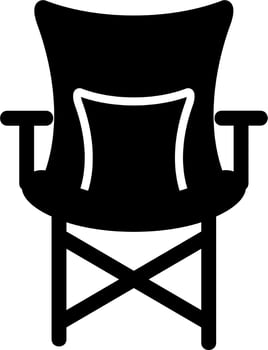 Camping Chair Vector Icon