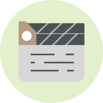 Filmmaking Vector Icon