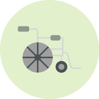 Wheelchair Vector Icon