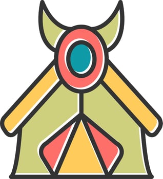 Tent Vector Icon