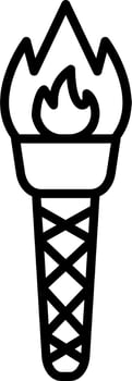 Torch Vector Icon