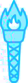 Torch Vector Icon