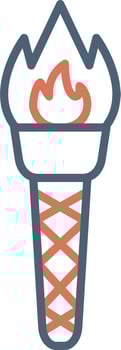 Torch Vector Icon