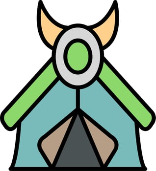 Tent Vector Icon