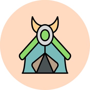 Tent Vector Icon