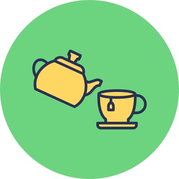 Tea Pot Vector Icon