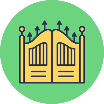 Gate Vector Icon