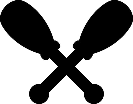 Oars Vector Icon