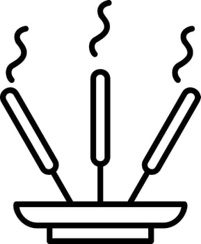 Incense Stick Vector Icon