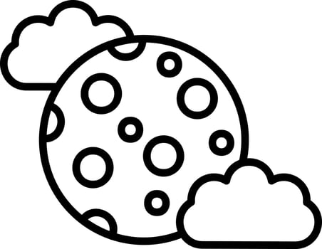 Full Moon Vector Icon